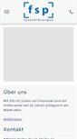 Mobile Screenshot of fsp-systeme.de